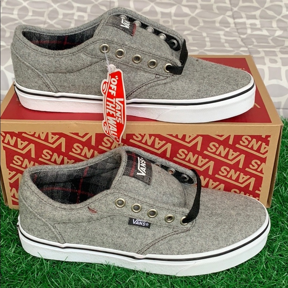 VANS ATWOOD PLAID GREY/RED WMNS - Picture 8 of 16